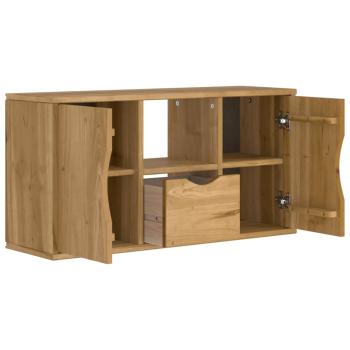 TV-Schrank mit Schublade ODDA 79x24x40,5 cm Massivholz Kiefer
