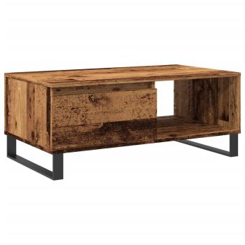 ARDEBO.de - Couchtisch Altholz-Optik 90x50x36,5 cm Holzwerkstoff