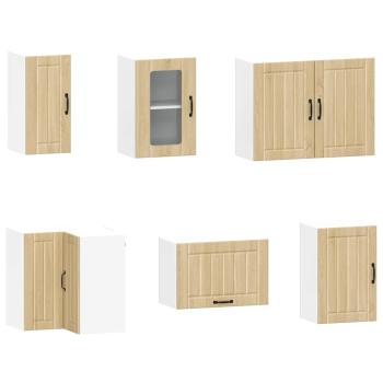 11-tlg. Küchenschrank-Set Lucca Sonoma-Eiche Holzwerkstoff