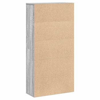 Bücherregal Grau Sonoma 60x24x120 cm Holzwerkstoff