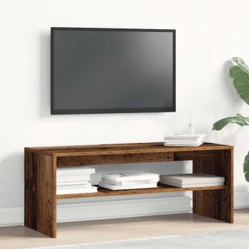 ARDEBO.de - TV-Regal Altholz-Optik 100x40x40 cm Holzwerkstoff