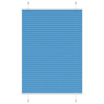 ARDEBO.de - Plissee Blau 90x100 cm Stoffbreite 89,4 cm Polyester