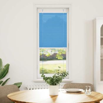 Plissee Blau 40x150 cm Stoffbreite 39,4 cm Polyester