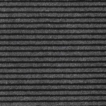 Fußmatte Streifen Schwarz und Grau 115x500 cm