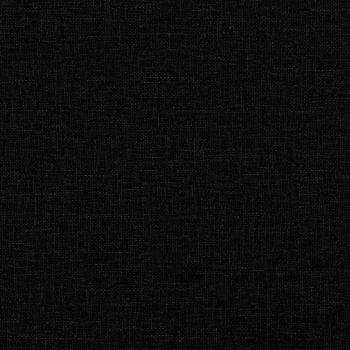 Boxspringbett mit Matratze Schwarz 140x190 cm Stoff