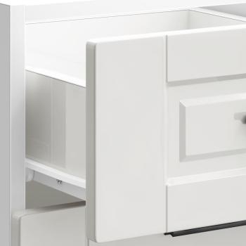 Küchenunterschrank Porto Hochglanz-Weiß Holzwerkstoff