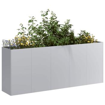ARDEBO.de - Pflanzkübel 200x40x80 cm Verzinkter Stahl