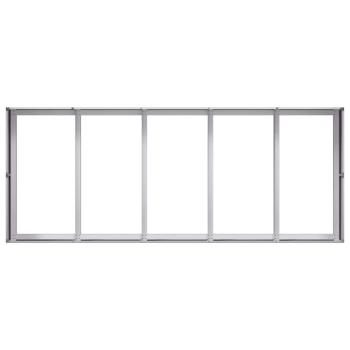 Pflanzkübel 200x80x40 cm Verzinkter Stahl