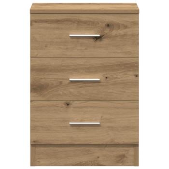 Nachttische 2 Stk. Artisan-Eiche 38x35x55 cm Holzwerkstoff