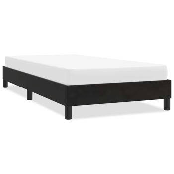 ARDEBO.de - Bettgestell ohne Matratze Schwarz 100x210 cm Samt