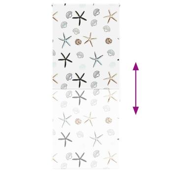 Duschrollo 110x240 cm Stoffbreite 106 cm