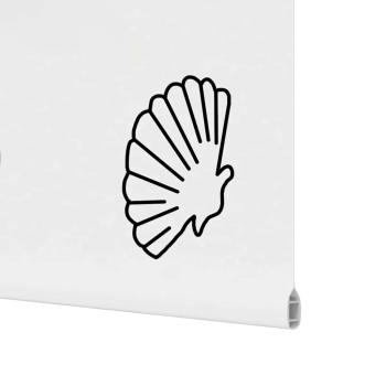 Duschrollo 90x240 cm Stoffbreite 86 cm