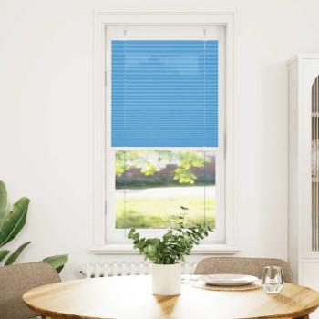 Plissee Blau 55x150 cm Stoffbreite 54,4 cm Polyester