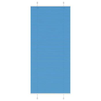 ARDEBO.de - Plissee Blau 85x200 cm Stoffbreite 84,4 cm Polyester