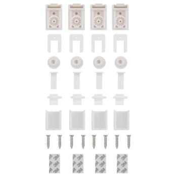 Plissee Blau 85x200 cm Stoffbreite 84,4 cm Polyester