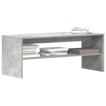 ARDEBO.de - TV-Schrank Betongrau 100x40x40 cm Holzwerkstoff