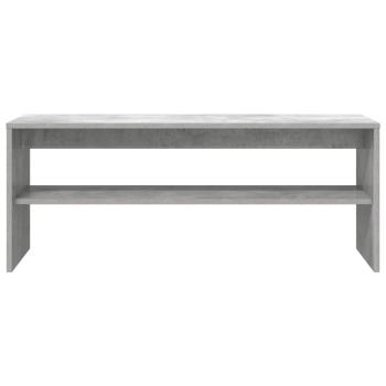 TV-Schrank Betongrau 100x40x40 cm Holzwerkstoff
