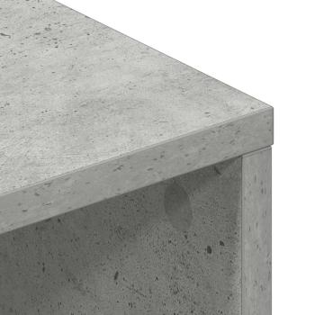 TV-Schrank Betongrau 100x40x40 cm Holzwerkstoff