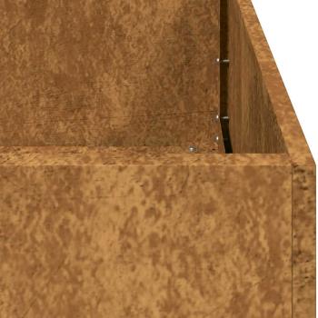 Pflanzkübel Rostig 40x40x80 cm Wetterfester Stahl