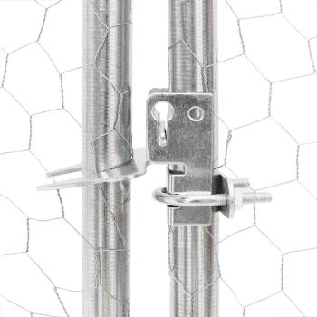 Outdoor-Hundezwinger mit Auslauf 6x3x1,9 m Verzinkter Stahl