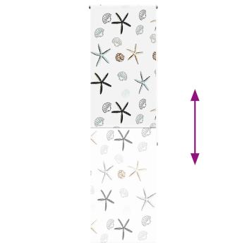 Duschrollo 80x240 cm Stoffbreite 76 cm