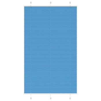 ARDEBO.de - Plissee Blau 115x200 cm Stoffbreite 114,4 cm Polyester