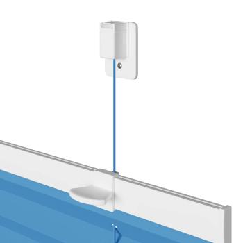 Plissee Blau 55x200 cm Stoffbreite 54,4 cm Polyester