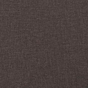 Boxspringbett mit Matratze Dunkelbraun 140x190 cm Stoff