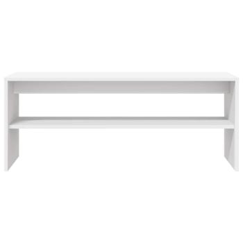 TV-Schrank Weiß 100x40x40 cm Holzwerkstoff