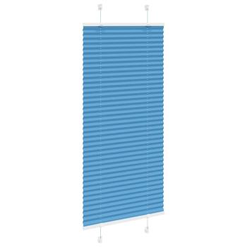 Plissee Blau 60x100 cm Stoffbreite 59,4 cm Polyester