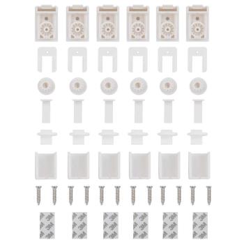 Plissee Blau 120x100 cm Stoffbreite 119,4 cm Polyester