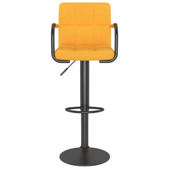 Barhocker Senfgelb Stoff