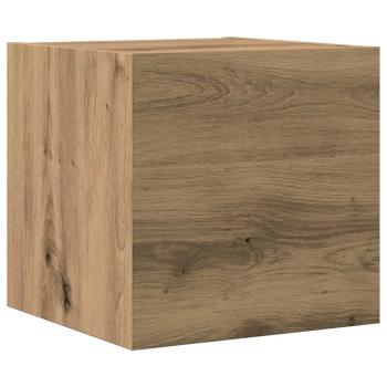 7-tlg. TV-Schrank-Set Wandmontage Artisan-Eiche Holzwerkstoff