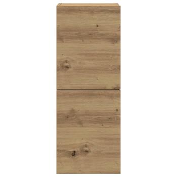 4-tlg. TV-Schrank-Set Wandmontage Artisan-Eiche Holzwerkstoff