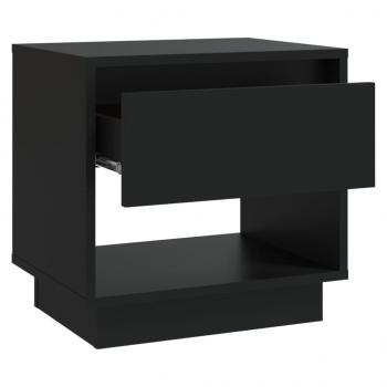 Nachttisch Schwarz 45x34x44 cm Holzwerkstoff