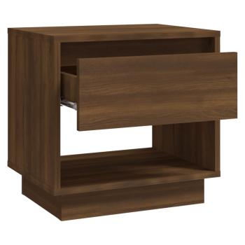 ARDEBO.de - Nachttische 2 Stk. Braun Eichen-Optik 45x34x44 cm Holzwerkstoff