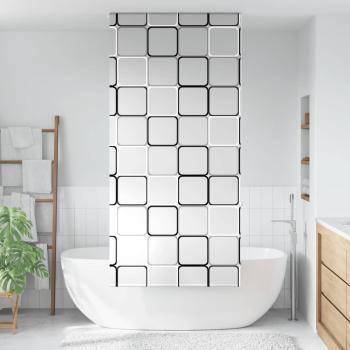 ARDEBO.de - Duschrollo 90x240 cm Stoffbreite 86 cm