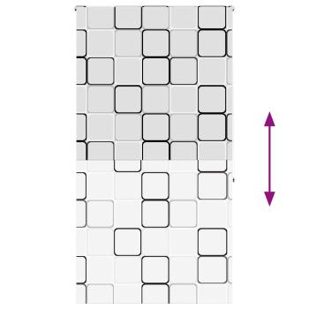 Duschrollo 140x240 cm Stoffbreite 136 cm