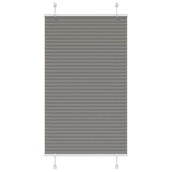 Plissee Anthrazit 70x100 cm Stoffbreite 69,4 cm Polyester