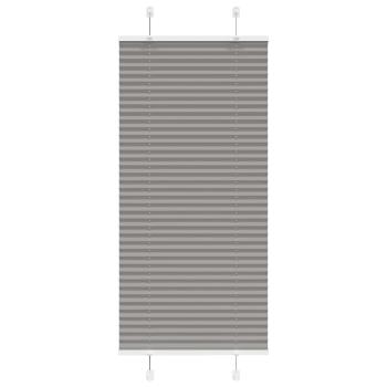 ARDEBO.de - Plissee Anthrazit 55x150 cm Stoffbreite 54,4 cm Polyester