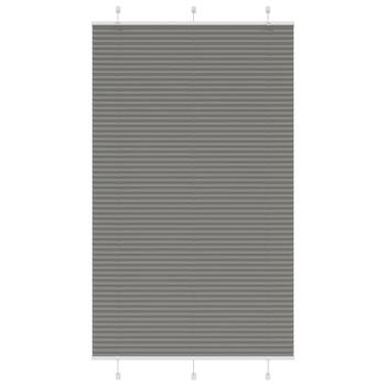 ARDEBO.de - Plissee Anthrazit 115x200 cm Stoffbreite 114,4 cm Polyester