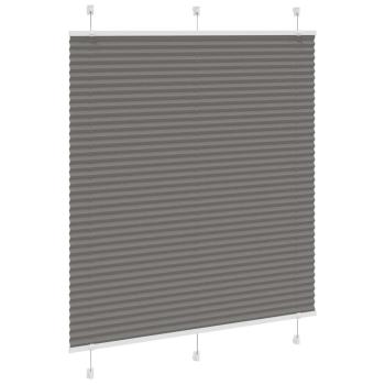 Plissee Anthrazit 115x150 cm Stoffbreite 114,4 cm Polyester
