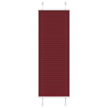 ARDEBO.de - Plissee Bordeauxrot 50x150 cm Stoffbreite 49,4 cm Polyester