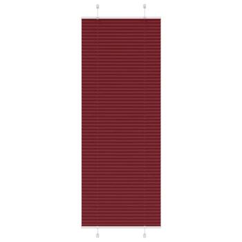 ARDEBO.de - Plissee Bordeauxrot 70x200 cm Stoffbreite 69,4 cm Polyester
