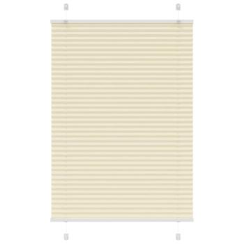 ARDEBO.de - Plissee Creme 90x100 cm Stoffbreite 89,4 cm Polyester
