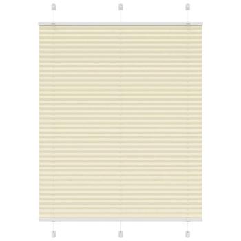 ARDEBO.de - Plissee Creme 105x100 cm Stoffbreite 104,4 cm Polyester