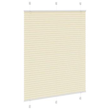 Plissee Creme 105x100 cm Stoffbreite 104,4 cm Polyester