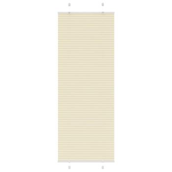 ARDEBO.de - Plissee Creme 70x200 cm Stoffbreite 69,4 cm Polyester