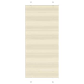 ARDEBO.de - Plissee Creme 100x200 cm Stoffbreite 99,4 cm Polyester