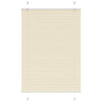 ARDEBO.de - Plissee Creme 100x150 cm Stoffbreite 99,4 cm Polyester